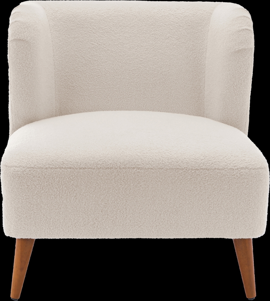 Maier White Accent Chair - Thumbnail - Image 4