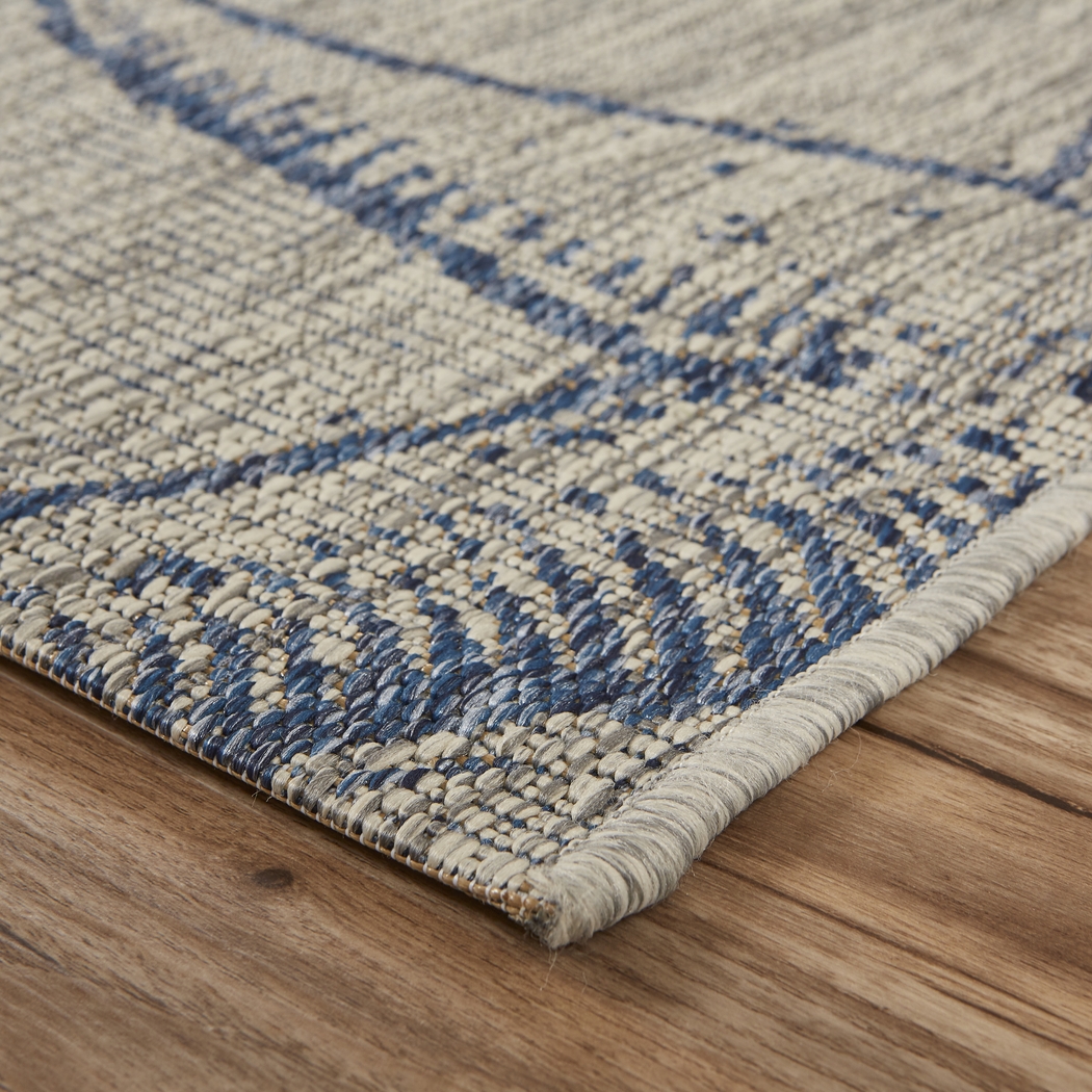 Maike Gray 7'9 x 9'5 Indoor/Outdoor Rug - Thumbnail - Image 2