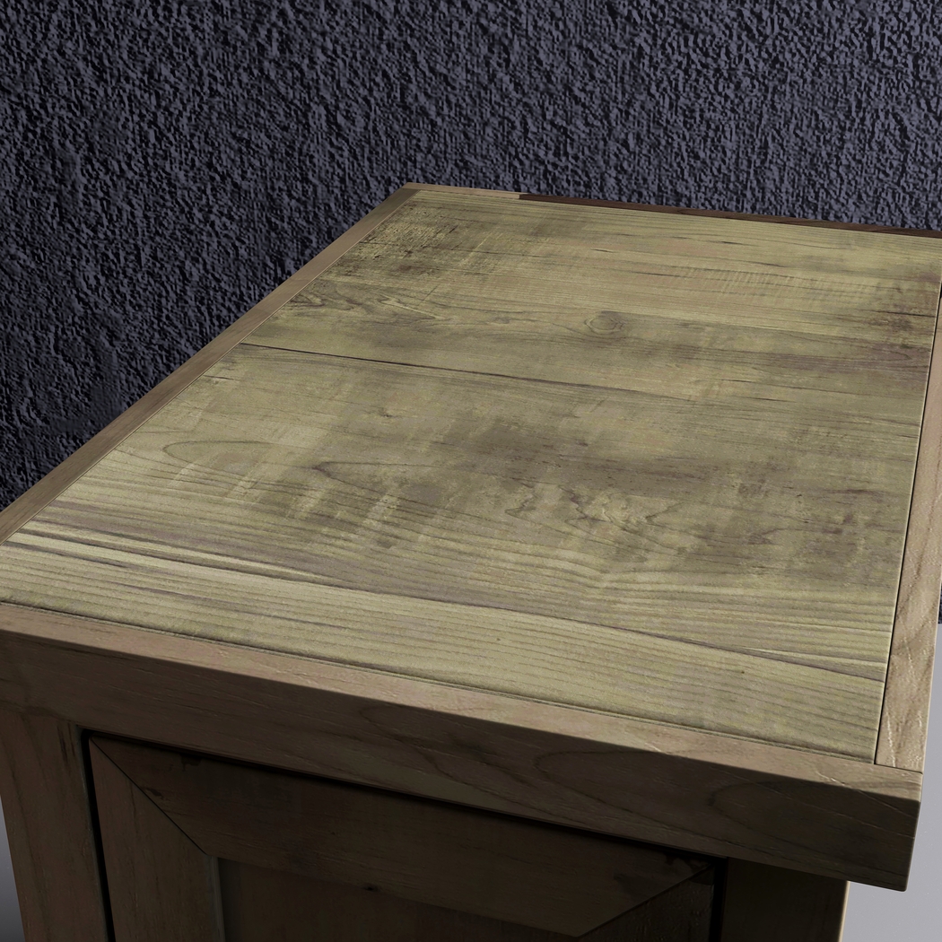 Maikle Brown Chairside Table - Thumbnail - Image 3