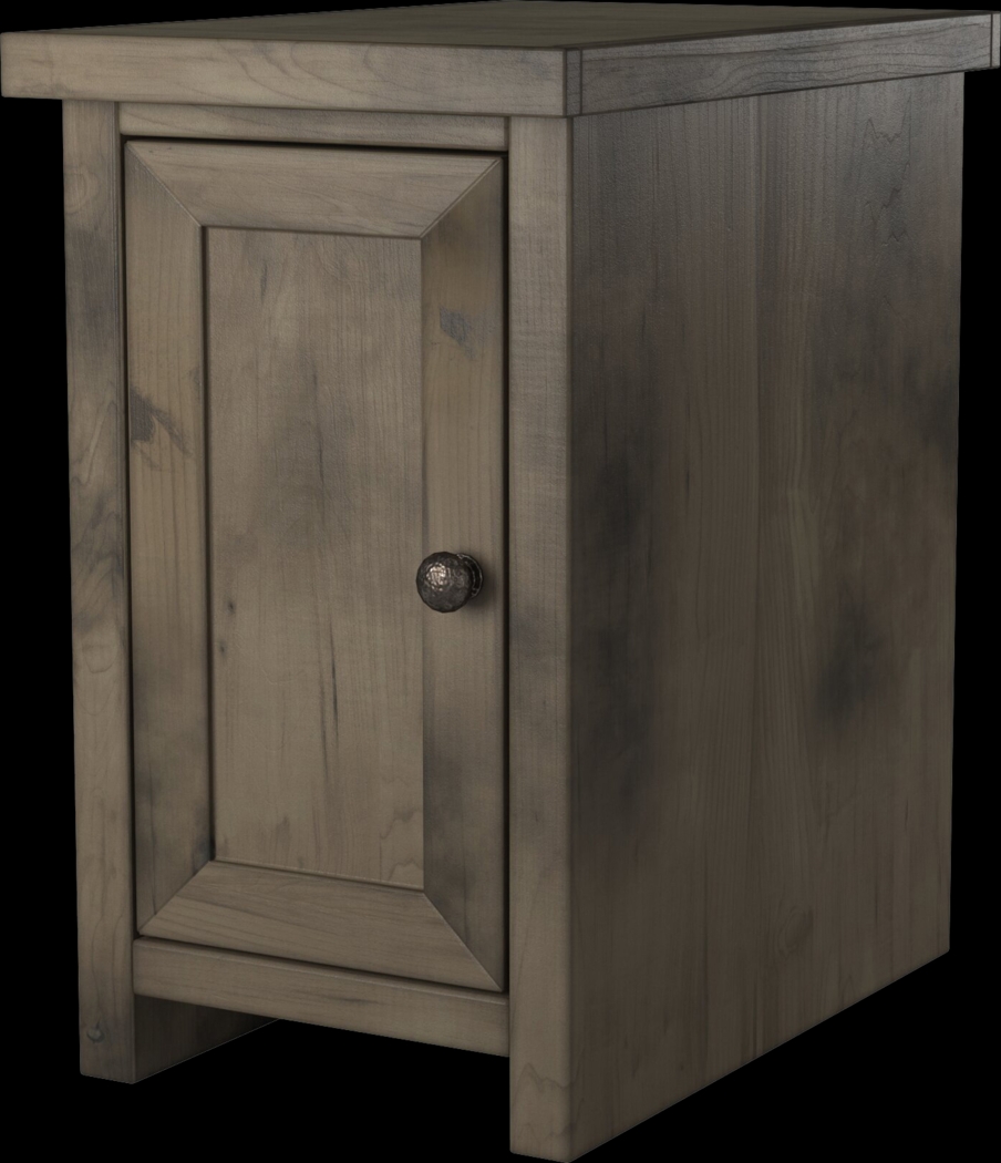 Maikle Brown Chairside Table - Thumbnail - Image 4