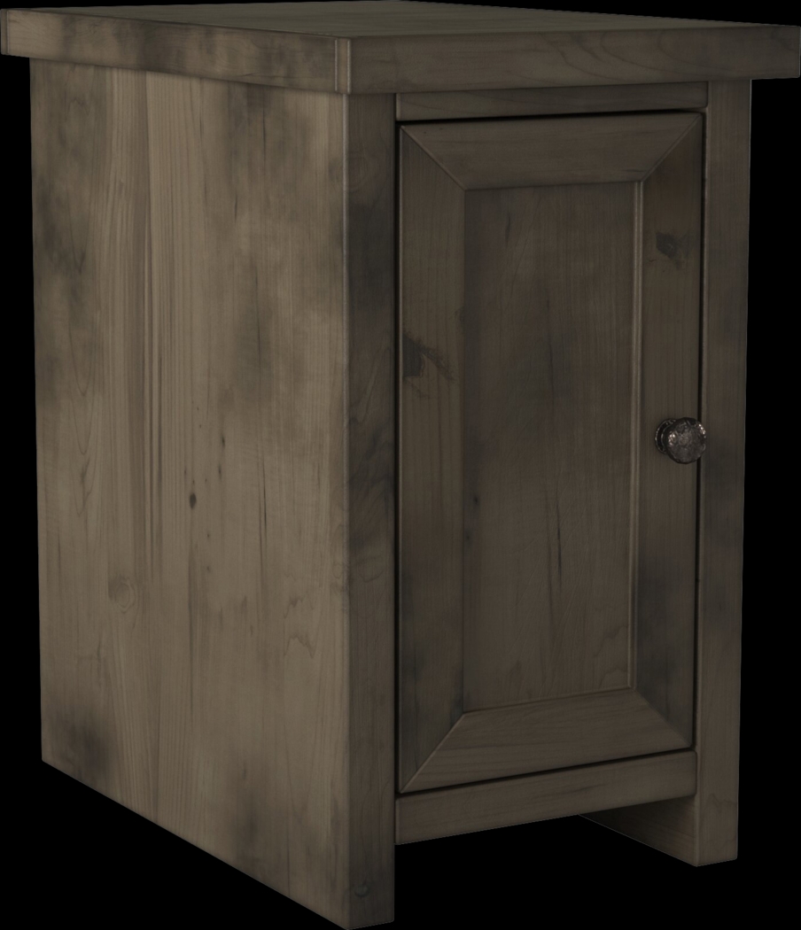 Maikle Brown Chairside Table - Thumbnail - Image 6