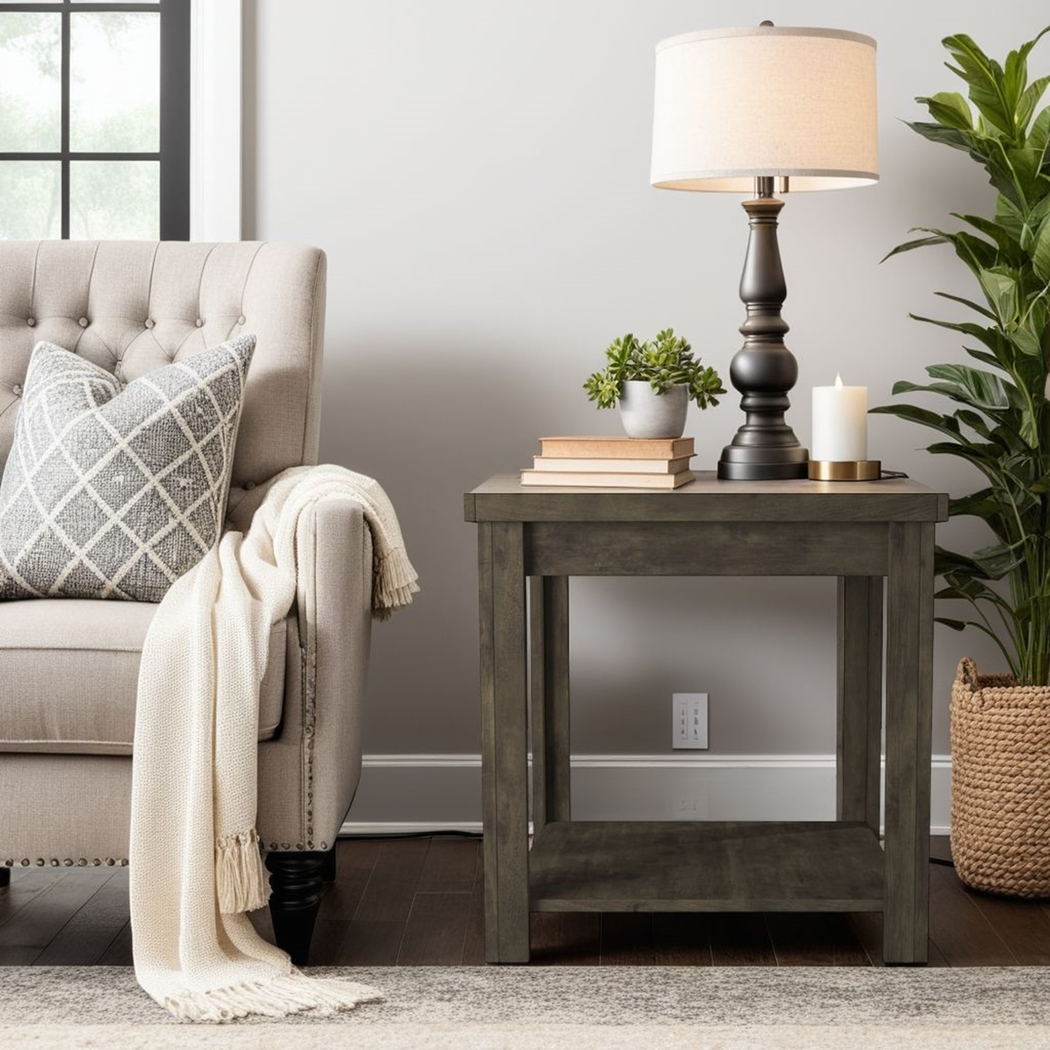 Maikle Brown End Table - Thumbnail - Image 6