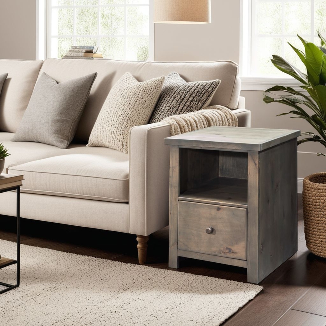 Maikle Brown End Table - Thumbnail - Image 2