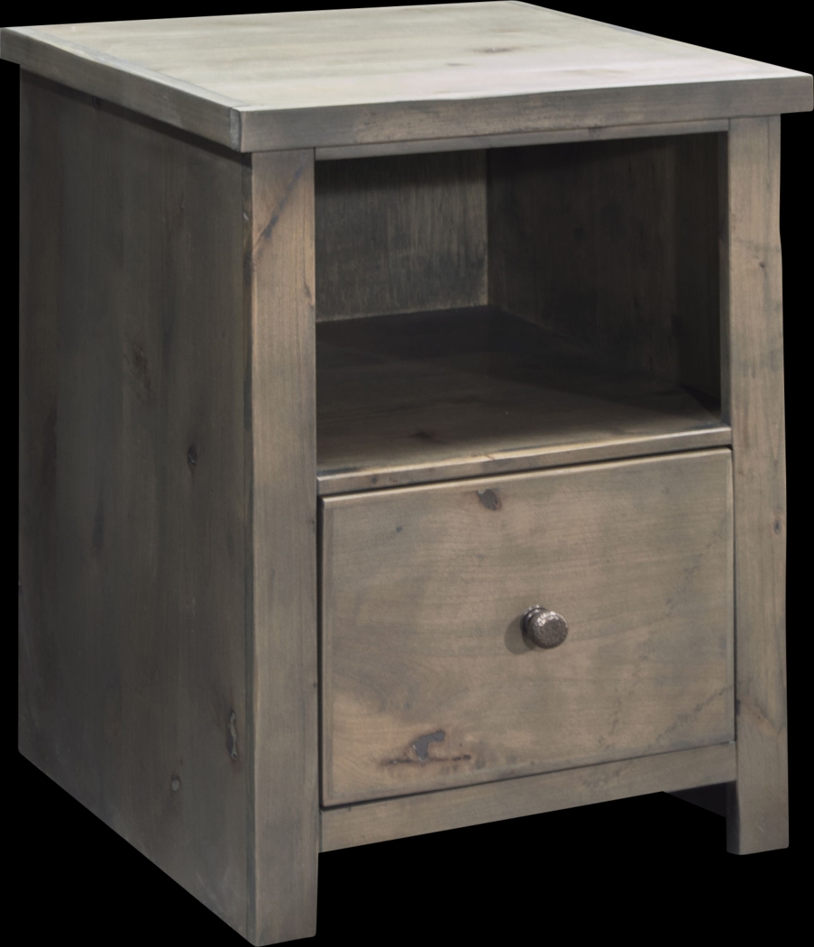 Maikle Brown End Table - Thumbnail - Image 1