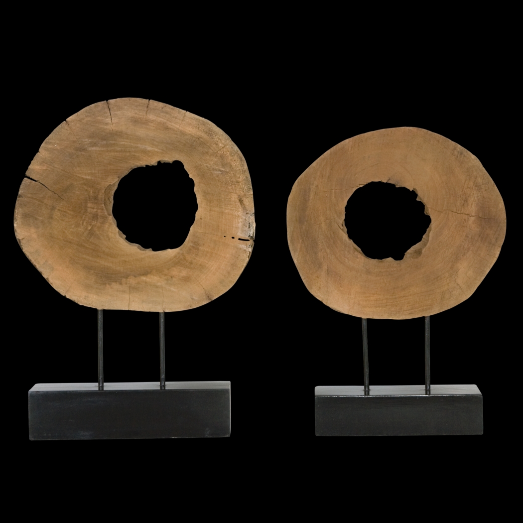 Mailbar Black Sculpture, Set of 2 - Thumbnail - Image 1