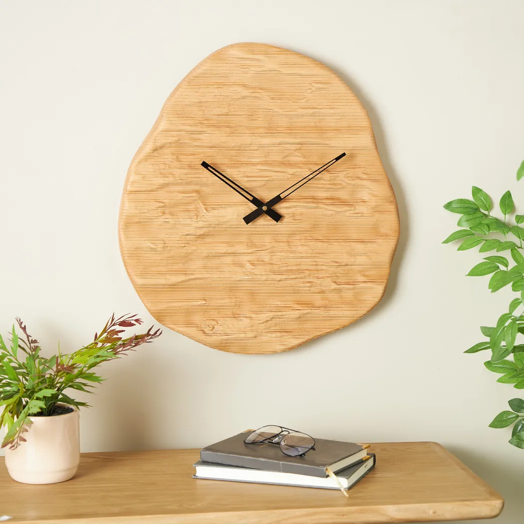 Mailia Brown Wall Clock - Thumbnail - Image 2