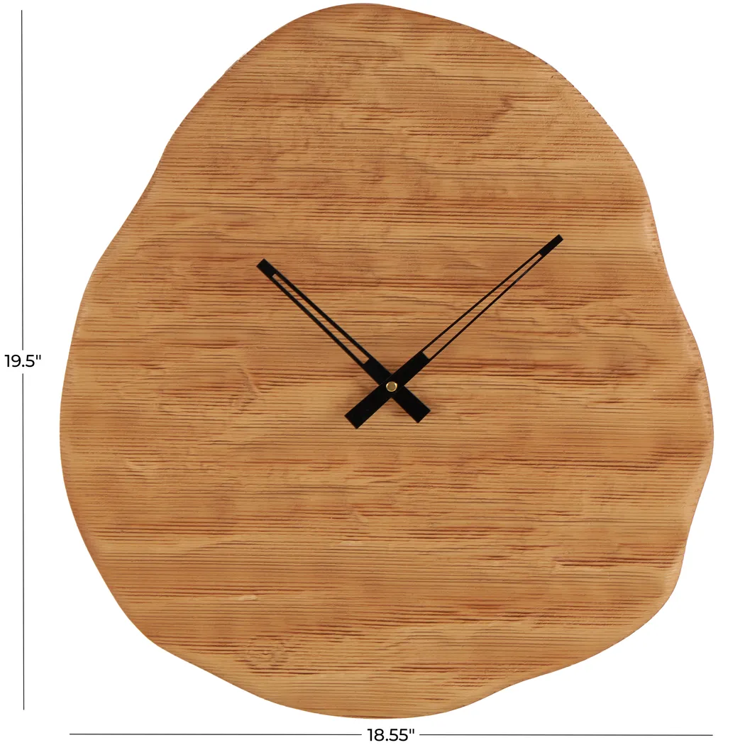 Mailia Brown Wall Clock - Thumbnail - Image 7