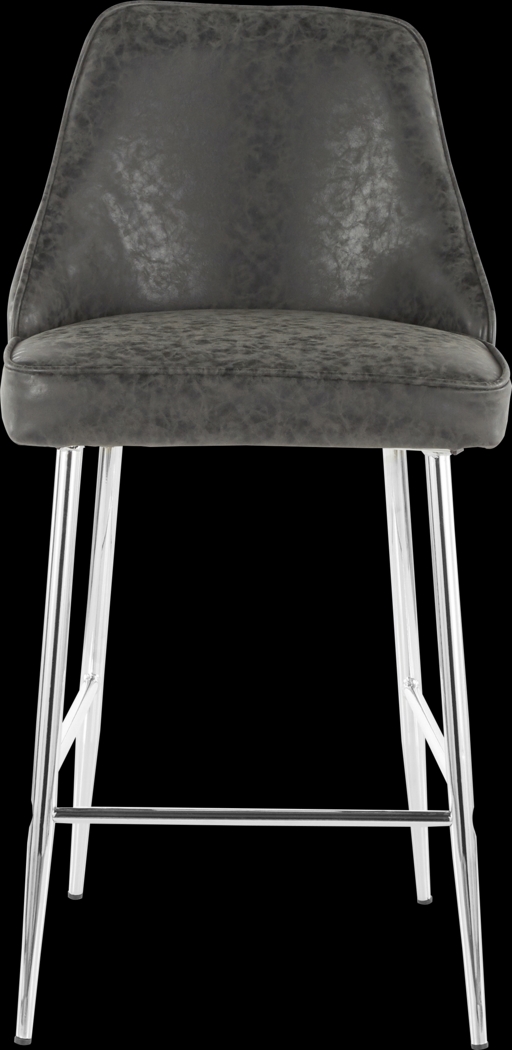 Mairie Black Counter Height Stool, Set of 2 - Thumbnail - Image 3