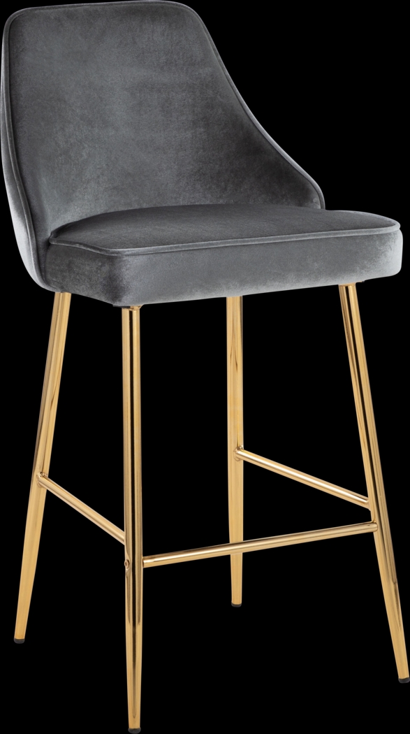 Mairie Blue Counter Height Stool, Set of 2 - Thumbnail - Image 2