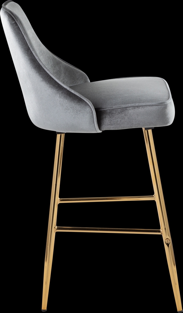 Mairie Blue Counter Height Stool, Set of 2 - Thumbnail - Image 3