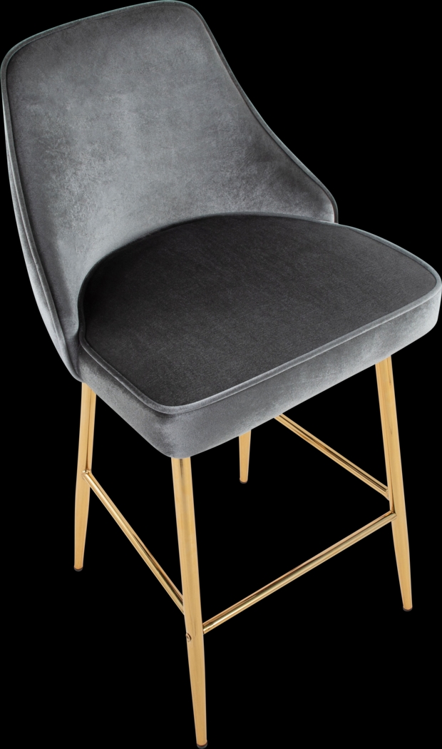 Mairie Blue Counter Height Stool, Set of 2 - Thumbnail - Image 7