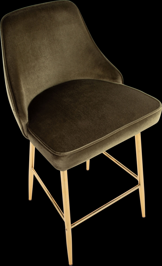 Mairie II Green Counter Height Stool, Set of 2 - Thumbnail - Image 7