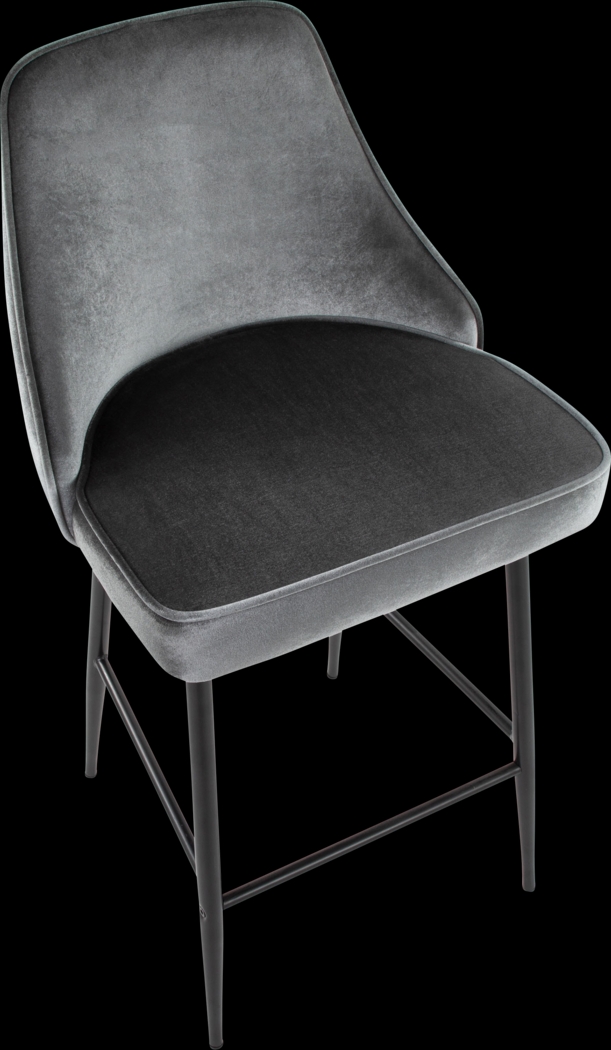 Mairie III Blue Counter Height Stool, Set of 2 - Thumbnail - Image 8