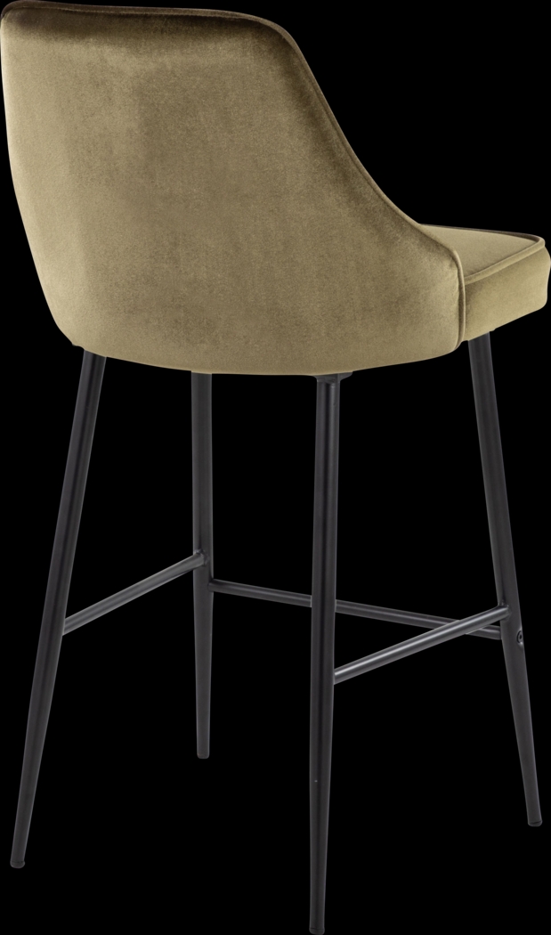 Mairie III Green Counter Height Stool, Set of 2 - Thumbnail - Image 5