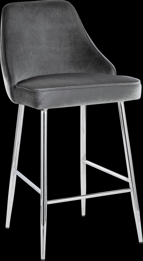 Mairie IV Blue Counter Height Stool, Set of 2 - Thumbnail - Image 3