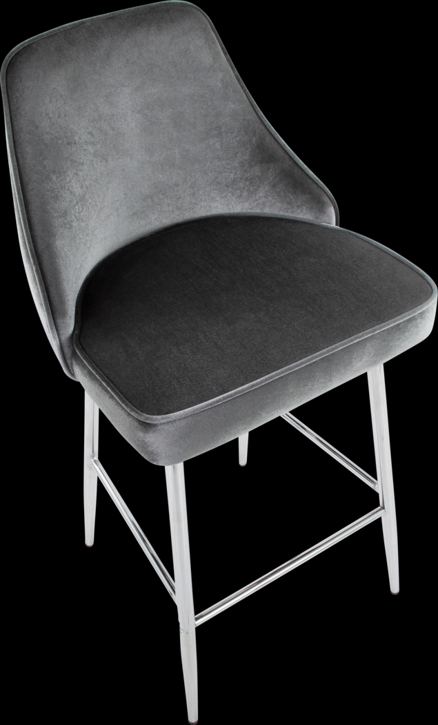 Mairie IV Blue Counter Height Stool, Set of 2 - Thumbnail - Image 8