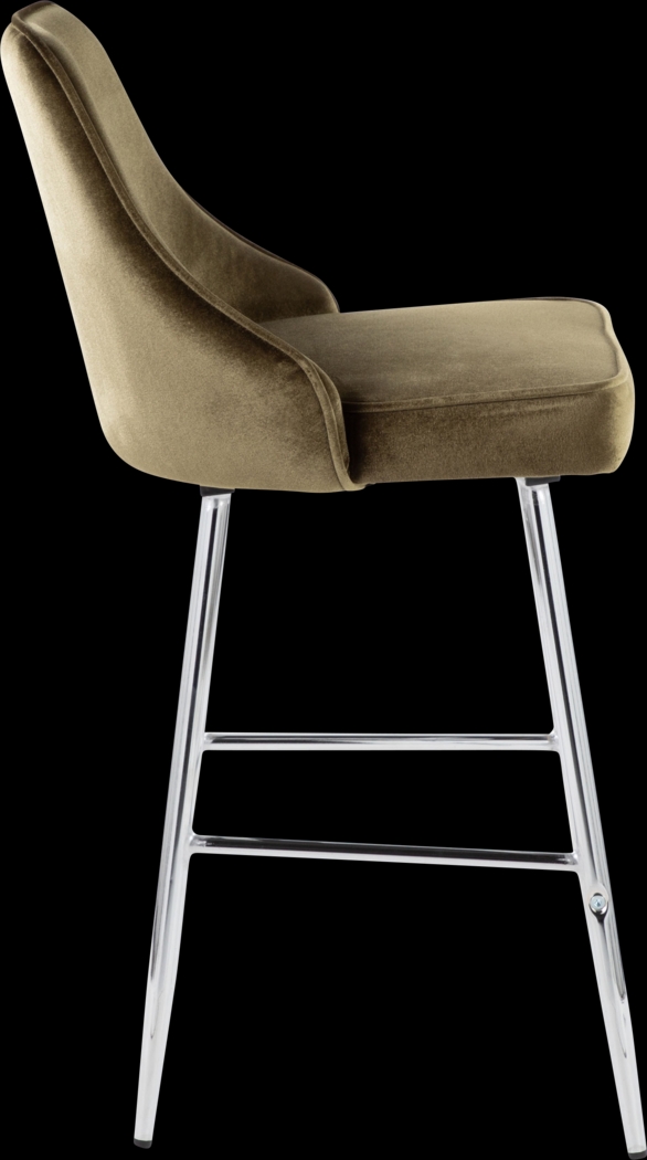 Mairie IV Green Counter Height Stool, Set of 2 - Thumbnail - Image 4