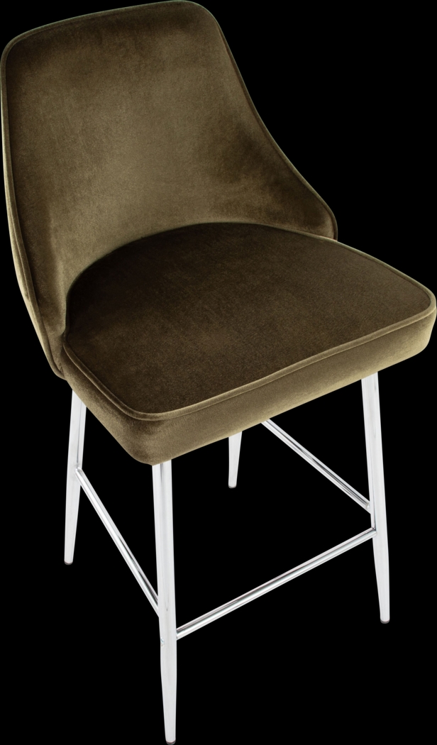 Mairie IV Green Counter Height Stool, Set of 2 - Thumbnail - Image 8