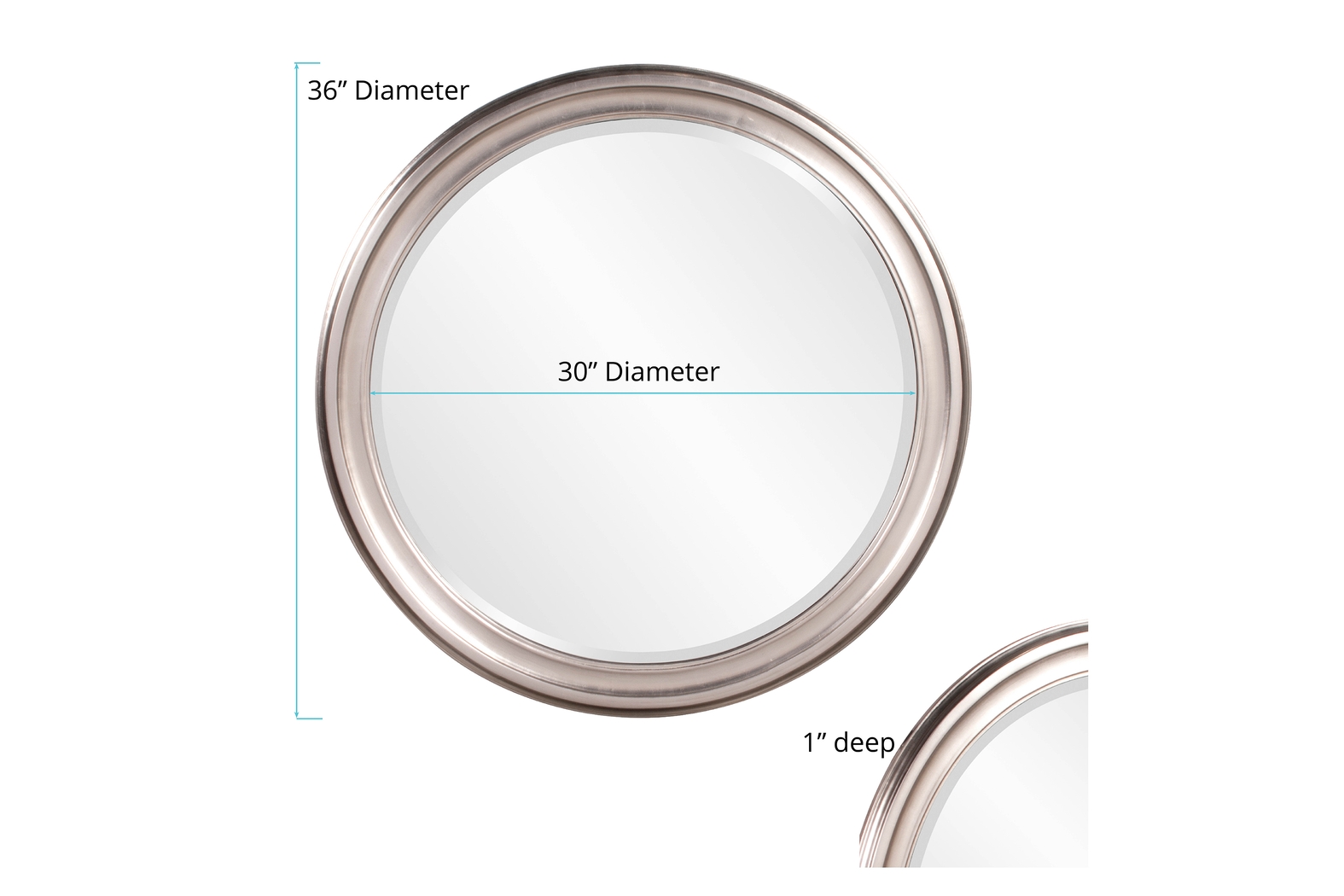 Mairland Silver Mirror - Thumbnail - Image 2