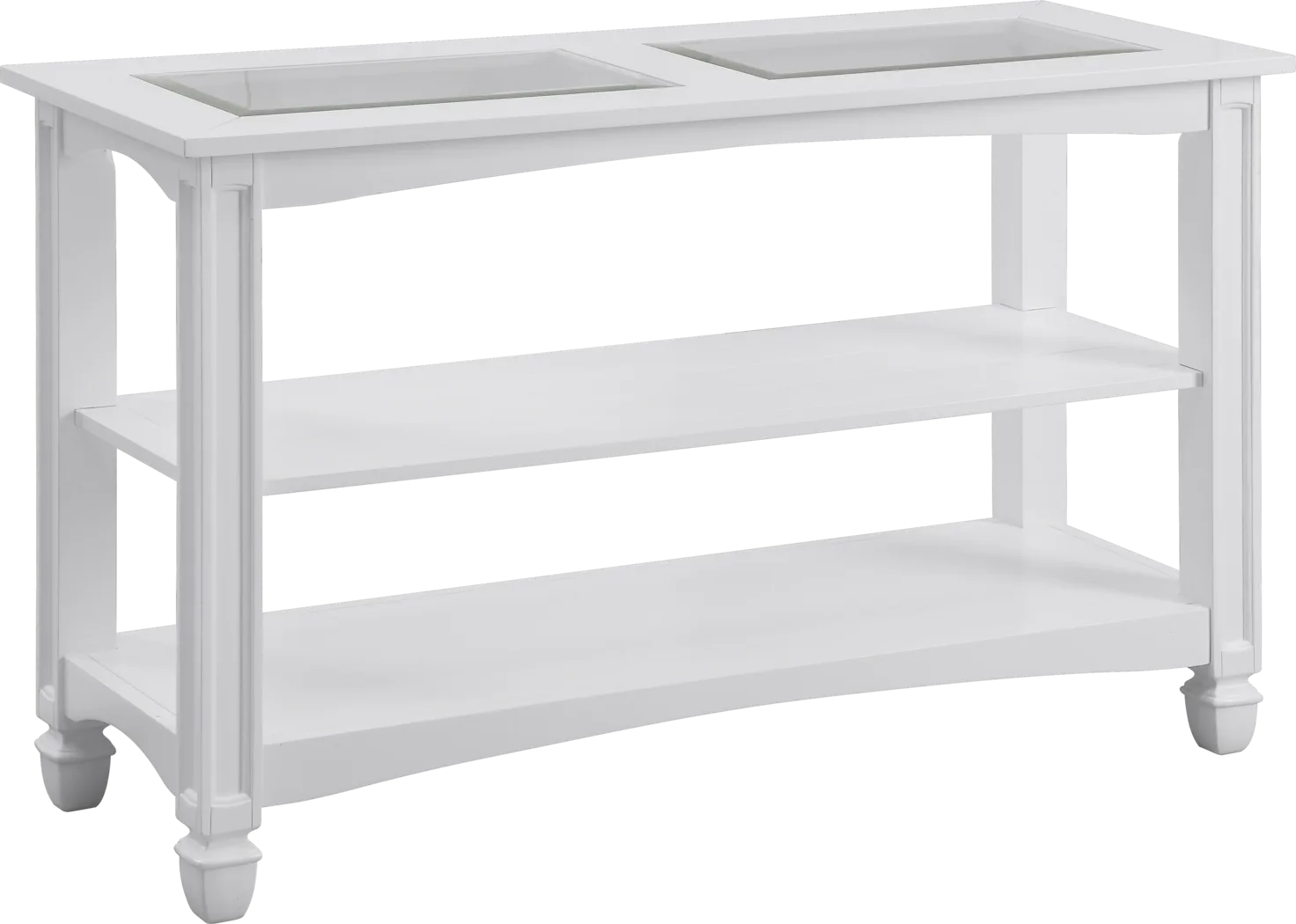Maisie White Sofa Table - Thumbnail - Image 1