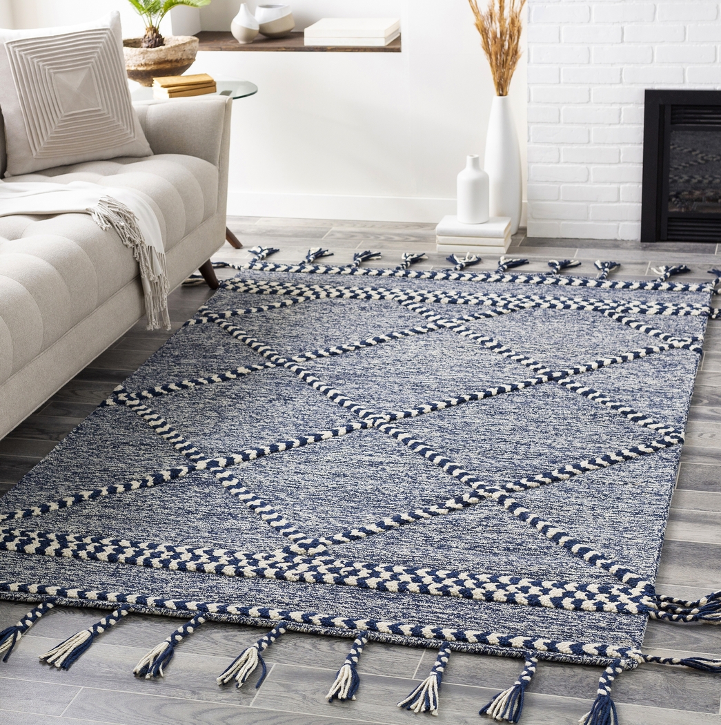Maisyn Navy 8' x 10' Rug - Thumbnail - Image 7