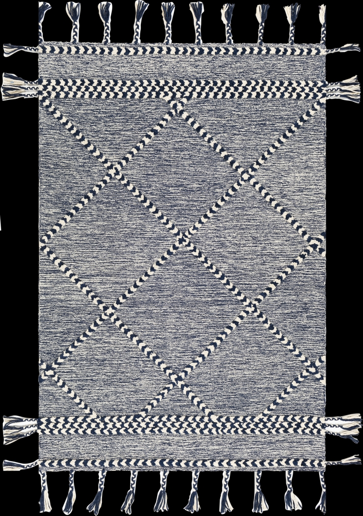 Maisyn Navy 8' x 10' Rug - Thumbnail - Image 1