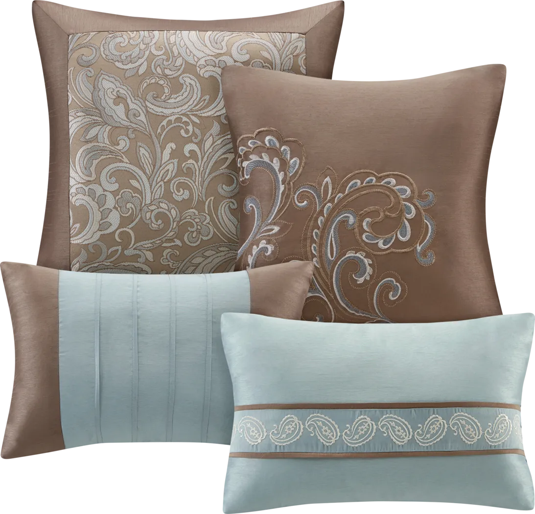 Maitha Blue 24 Pc King Room in a Bag - Thumbnail - Image 8