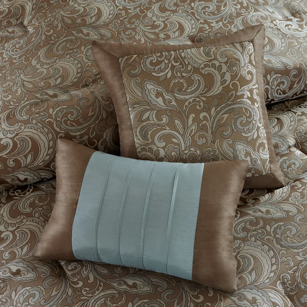 Maitha Blue 24 Pc King Room in a Bag - Thumbnail - Image 9