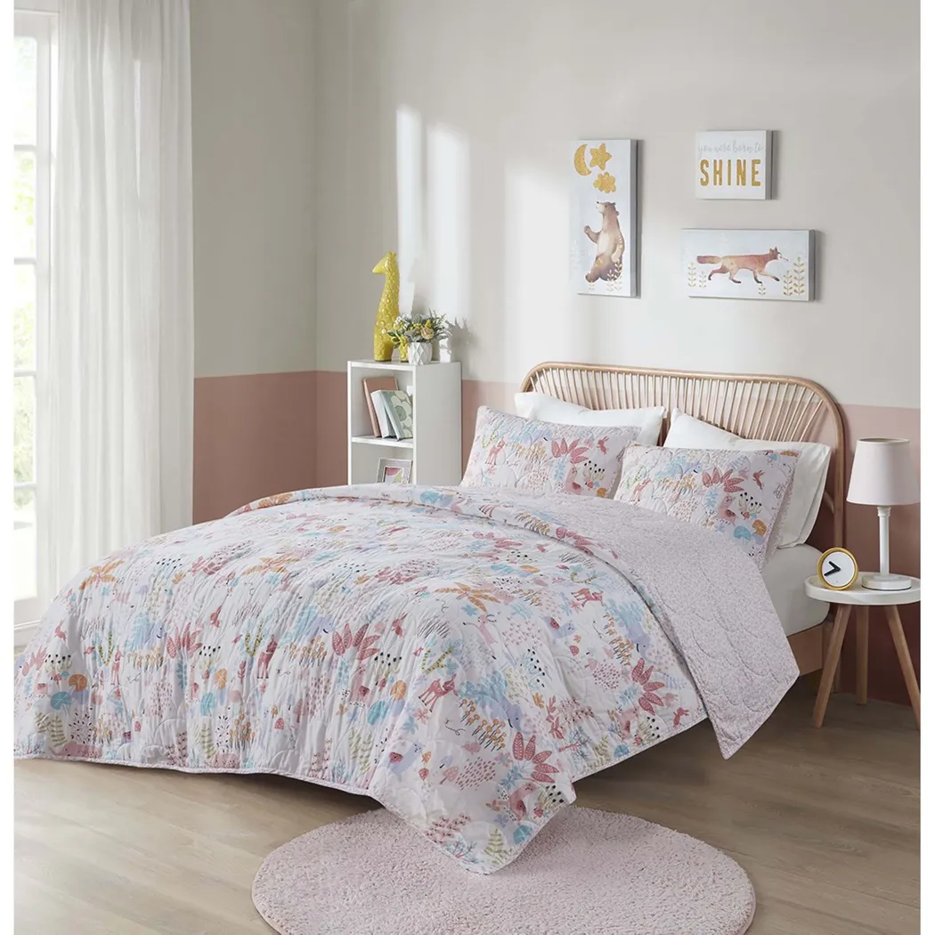 Maiya Blush Full Comforter Set - Thumbnail - Image 3