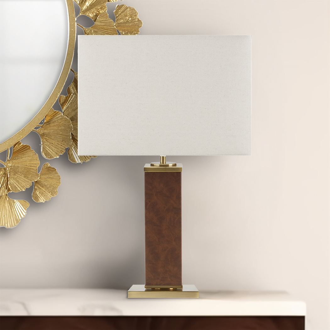 Majorca Bend Brown Lamp - Thumbnail - Image 2