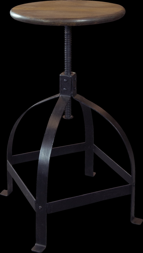 Makrana Gold Adjustable Swivel Barstool - Thumbnail - Image 2