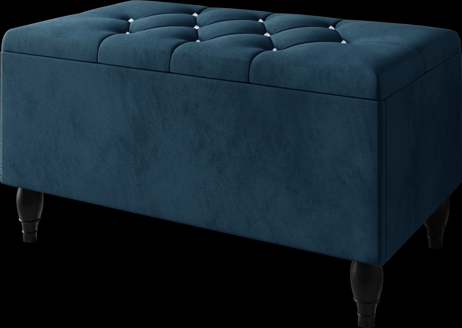 Malachi Blue Queen Bed with Storage - Thumbnail - Image 5