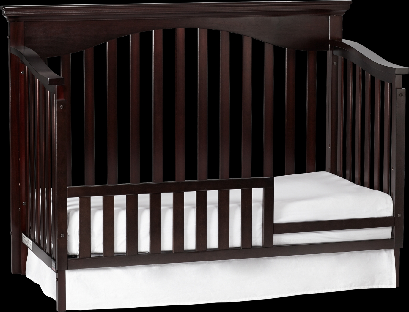 Malachi Espresso Convertible Crib with Toddler Rail - Thumbnail - Image 5