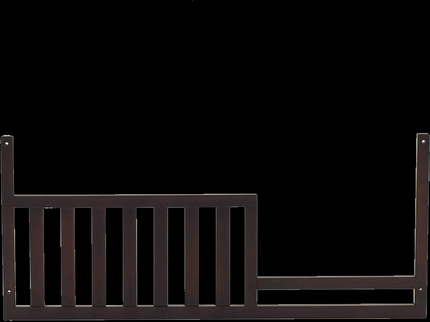 Malachi Espresso Convertible Crib with Toddler Rail - Thumbnail - Image 6