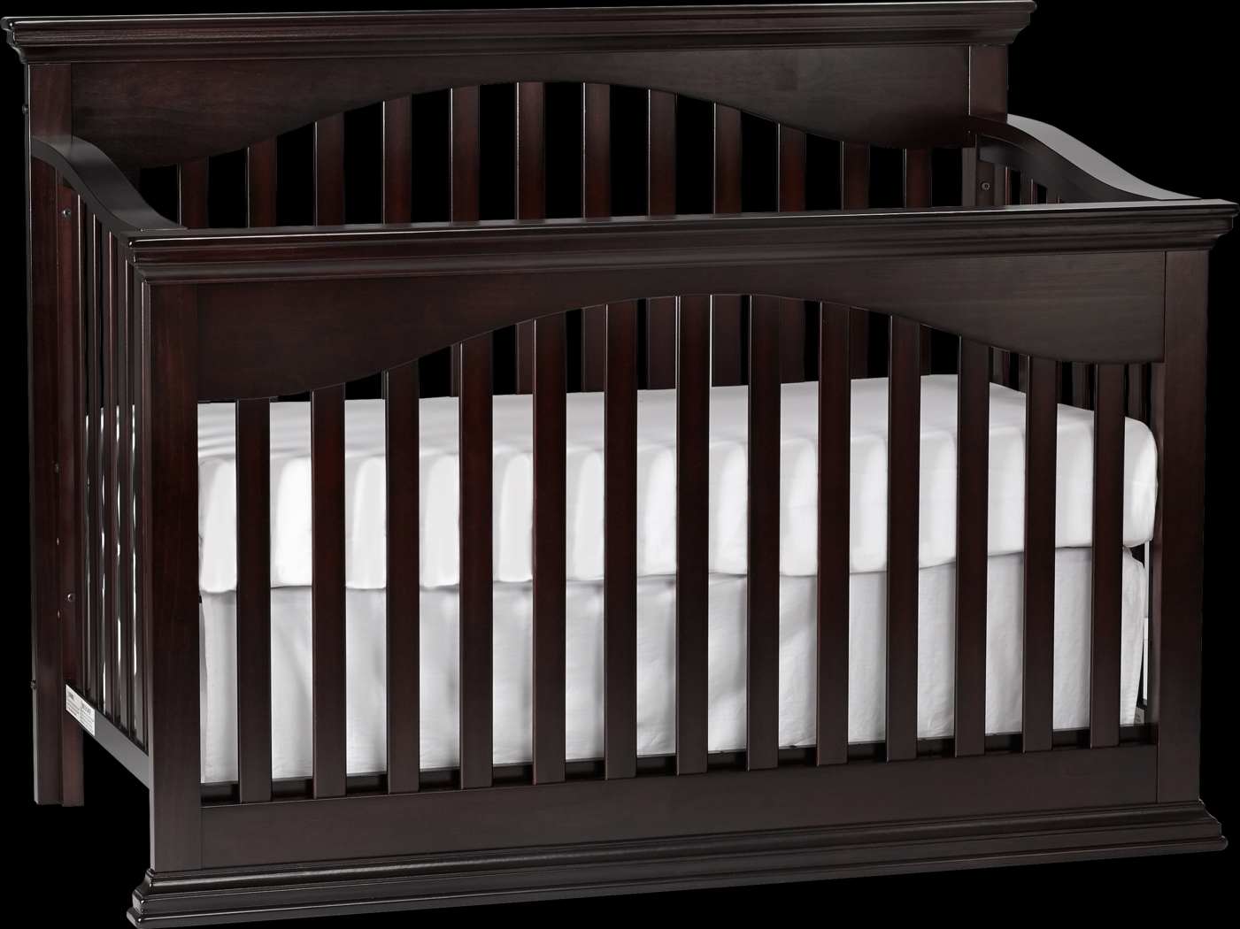 Malachi Espresso Convertible Crib with Toddler Rail - Thumbnail - Image 1