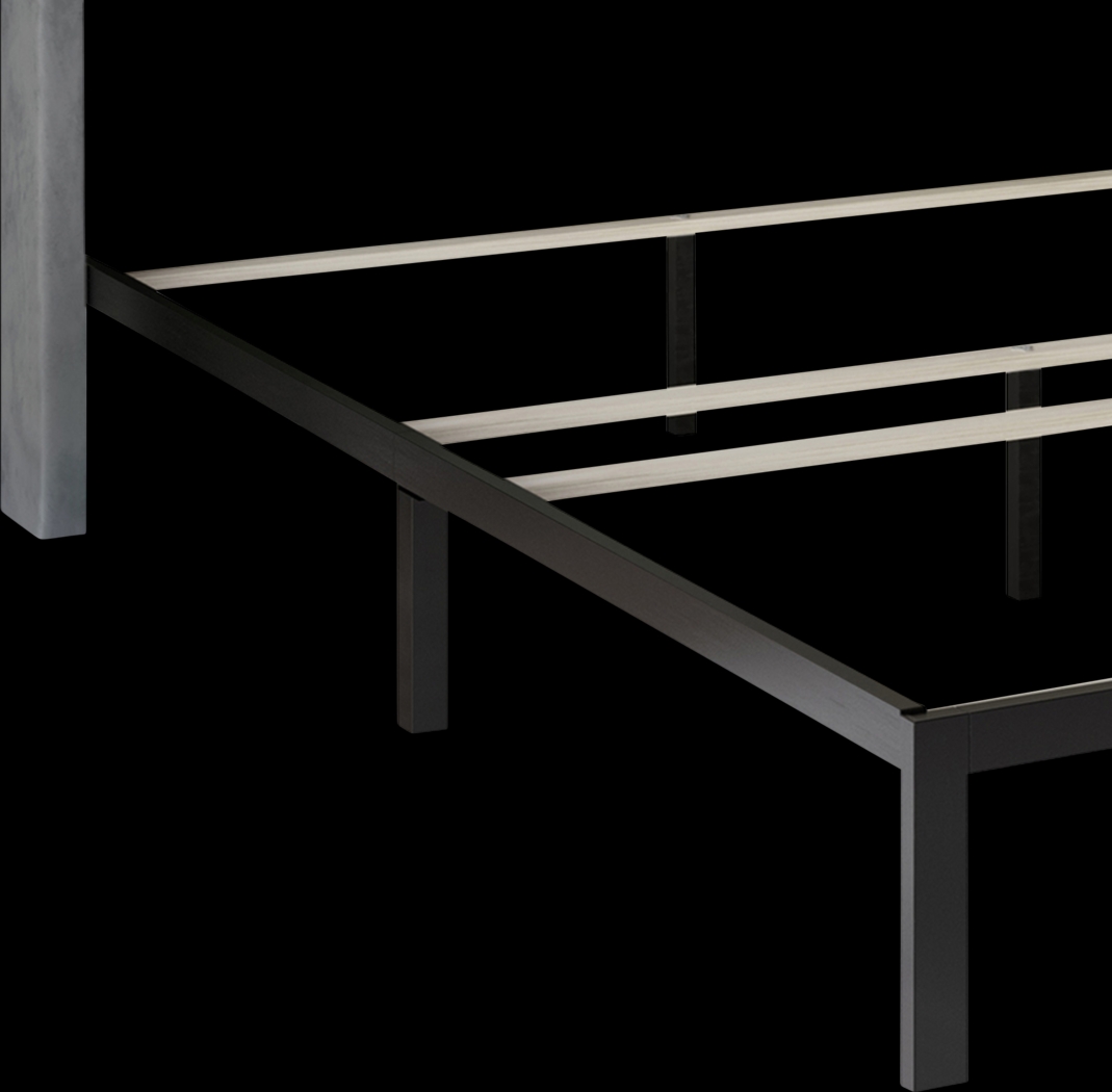 Malachi Gray King Bed with Storage - Thumbnail - Image 4