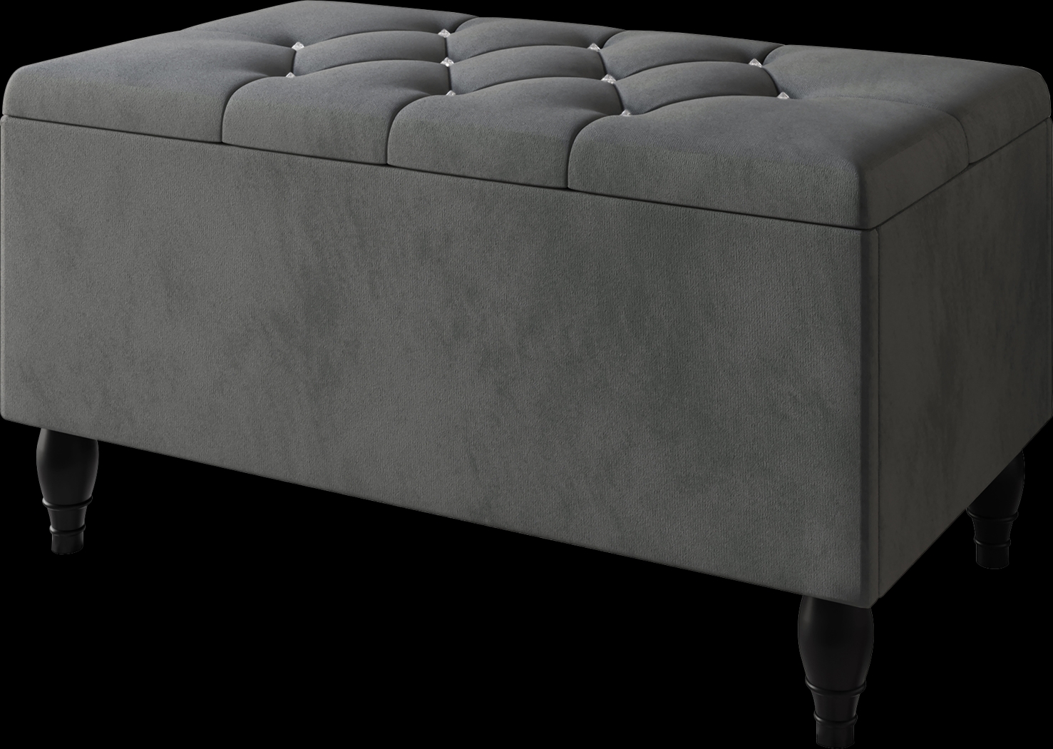 Malachi Gray King Bed with Storage - Thumbnail - Image 10