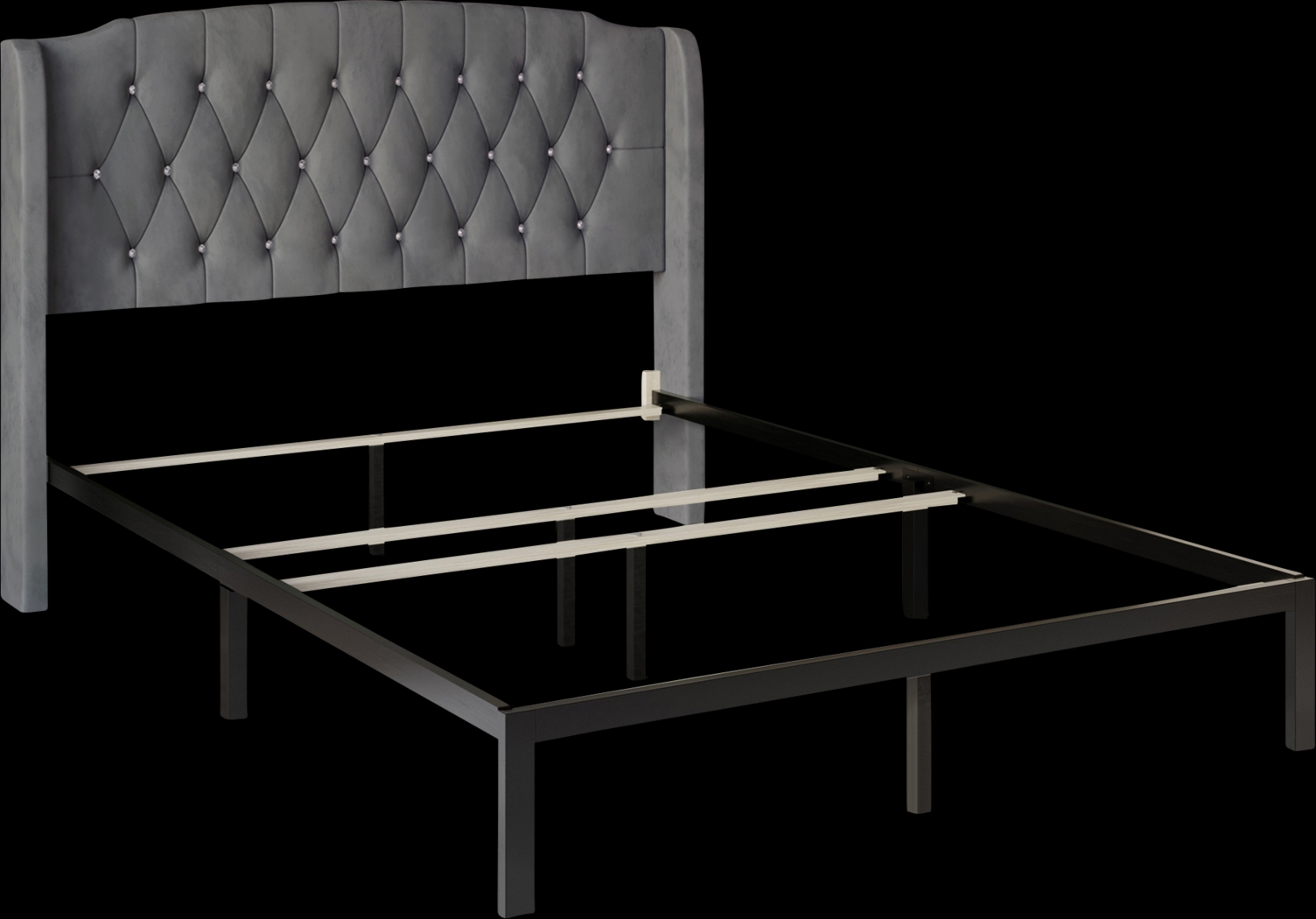 Malachi Gray Twin Bed with Storage - Thumbnail - Image 8