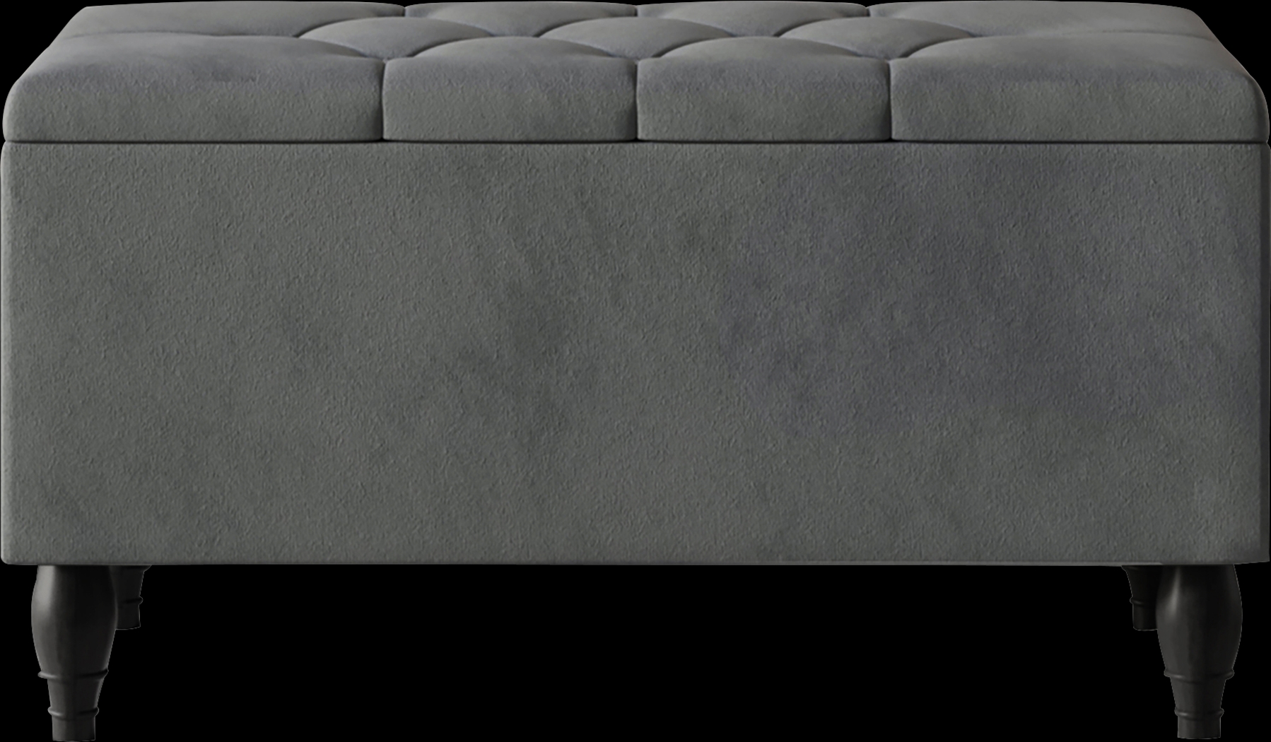 Malachi Gray Twin Bed with Storage - Thumbnail - Image 9