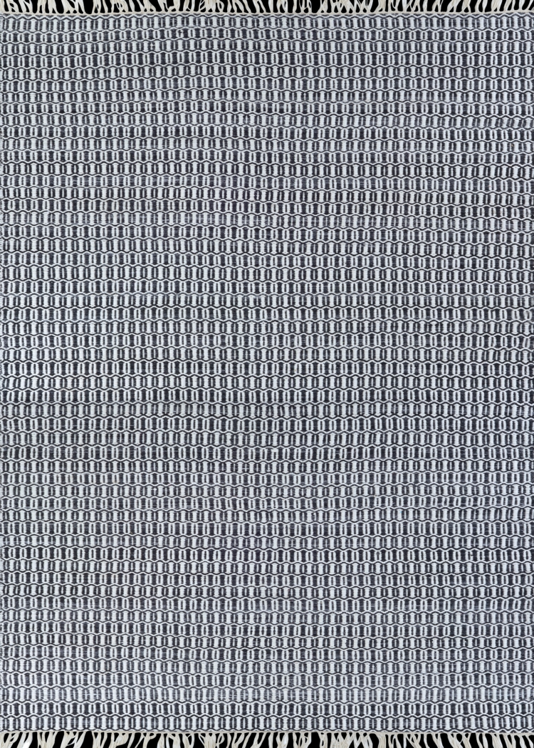 Malani Black 5' x 8' Indoor/Outdoor Rug - Thumbnail - Image 1