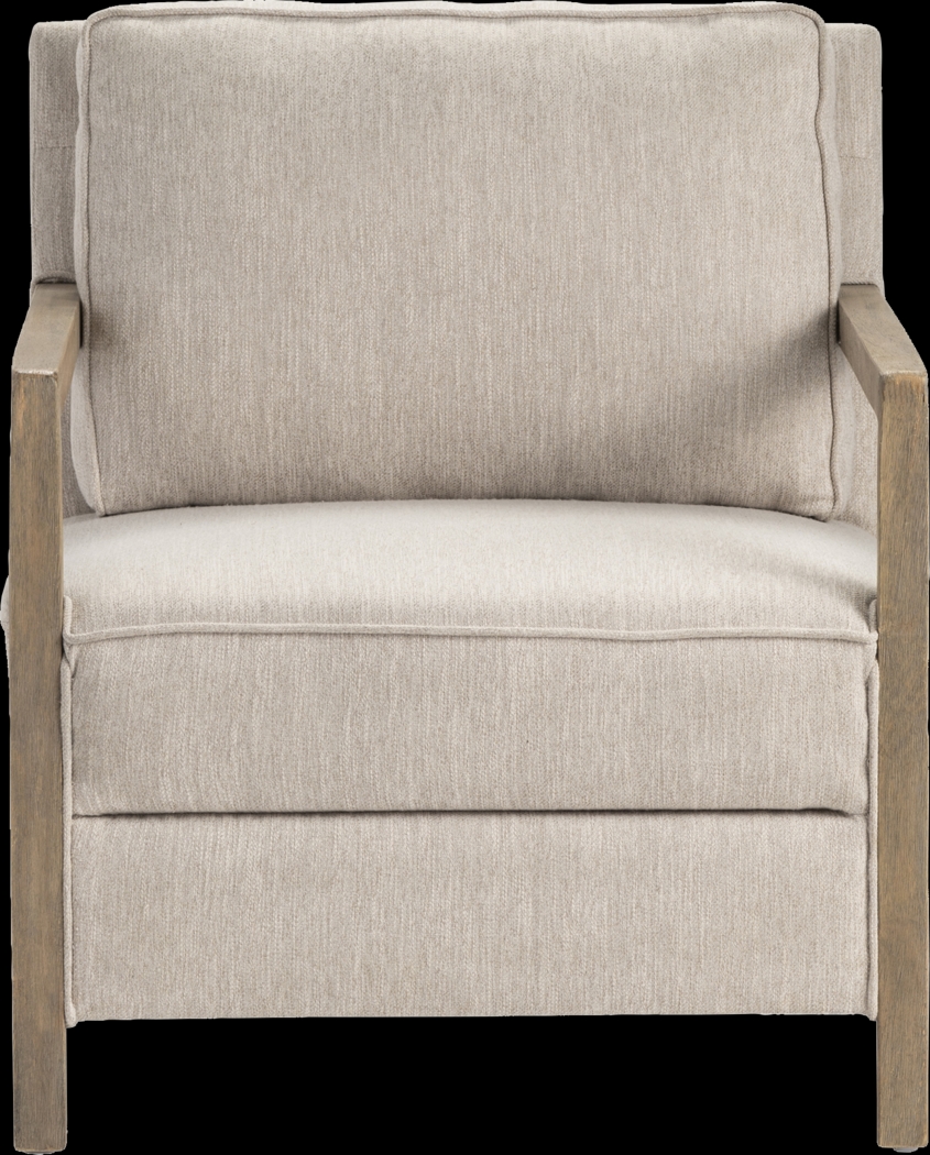 Malcolm Beige Accent Chair - Thumbnail - Image 2