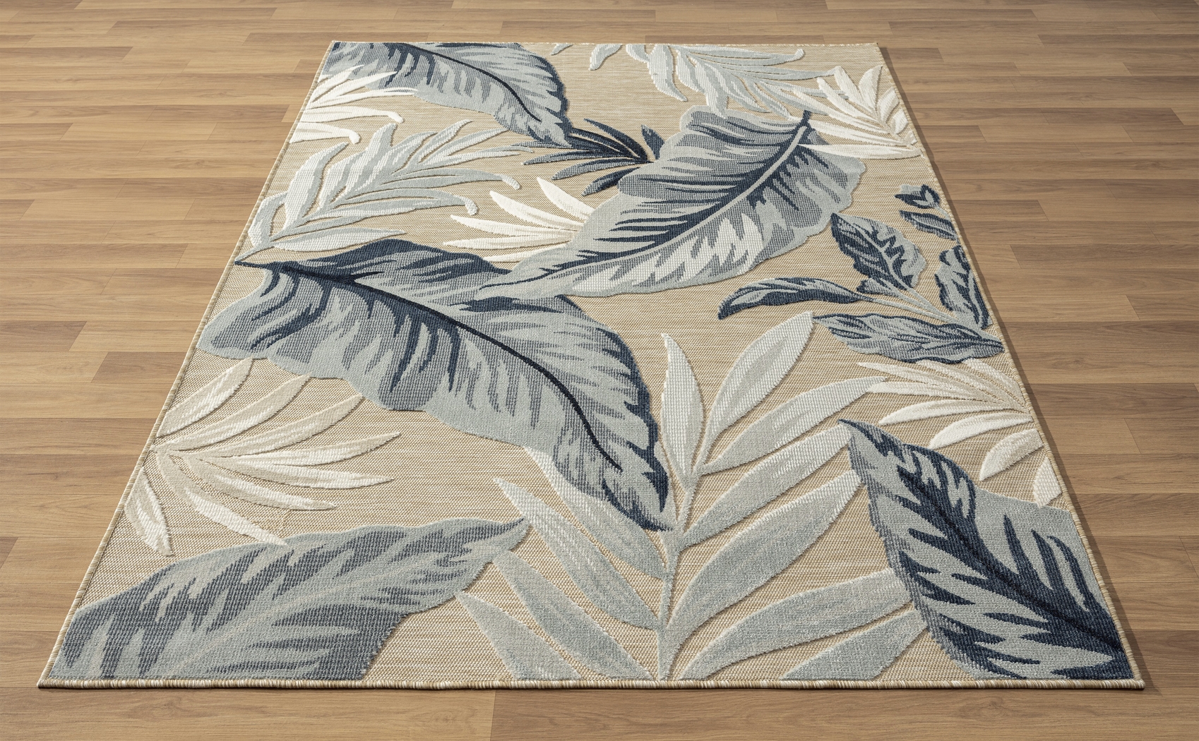 Malder Beige/Multi 5' x 7' Indoor/Outdoor Rug - Thumbnail - Image 4