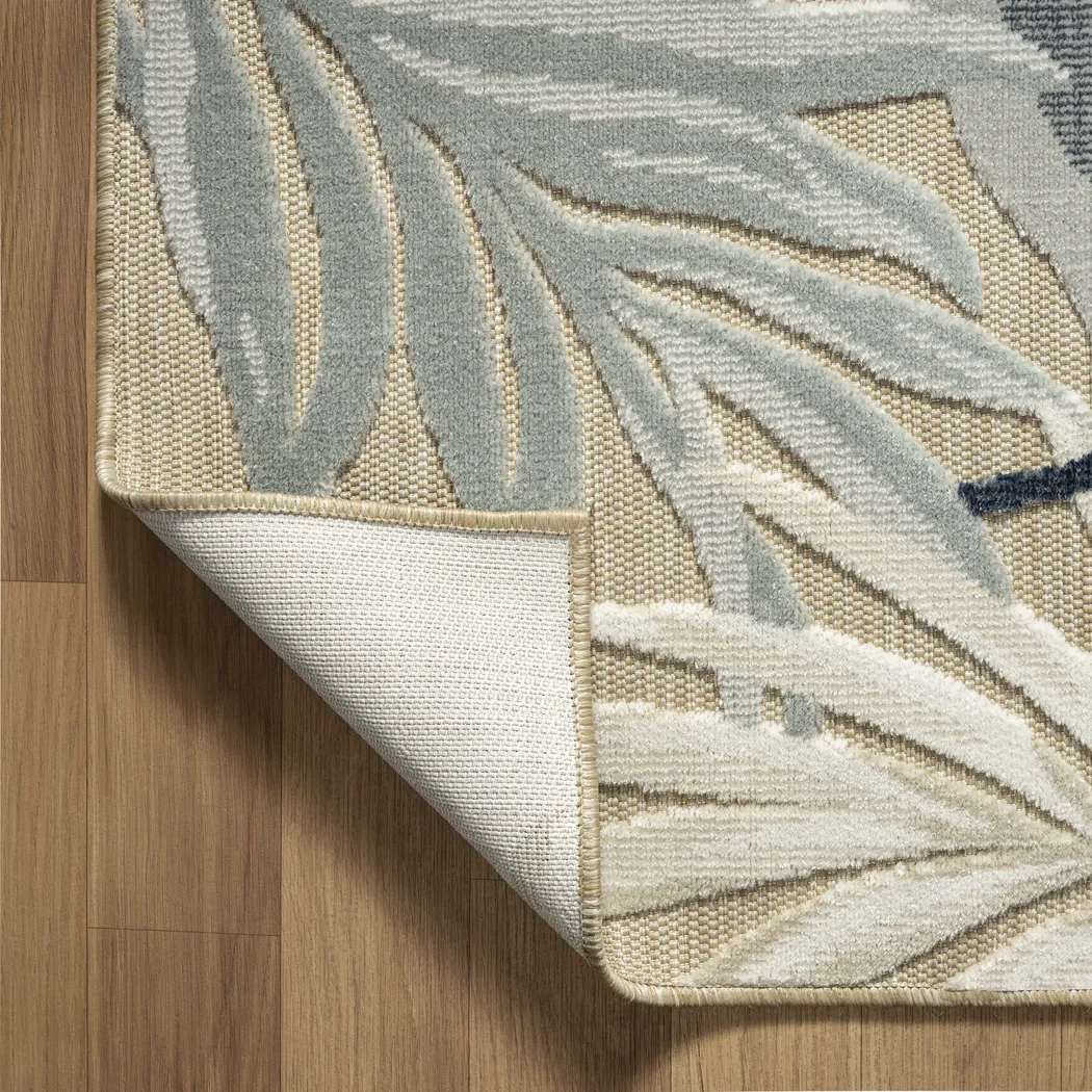 Malder Beige/Multi 5' x 7' Indoor/Outdoor Rug - Image 7