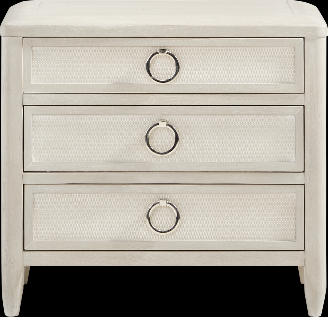 Maldive White 7 Pc King Panel Bedroom - Thumbnail - Image 9