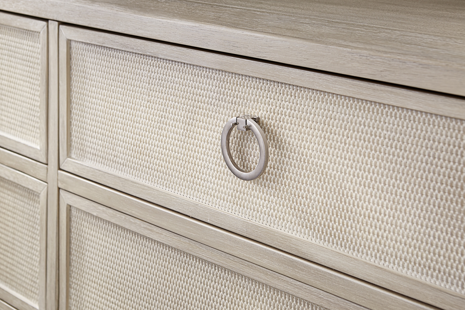 Maldive White 7 Pc King Panel Bedroom - Thumbnail - Image 8