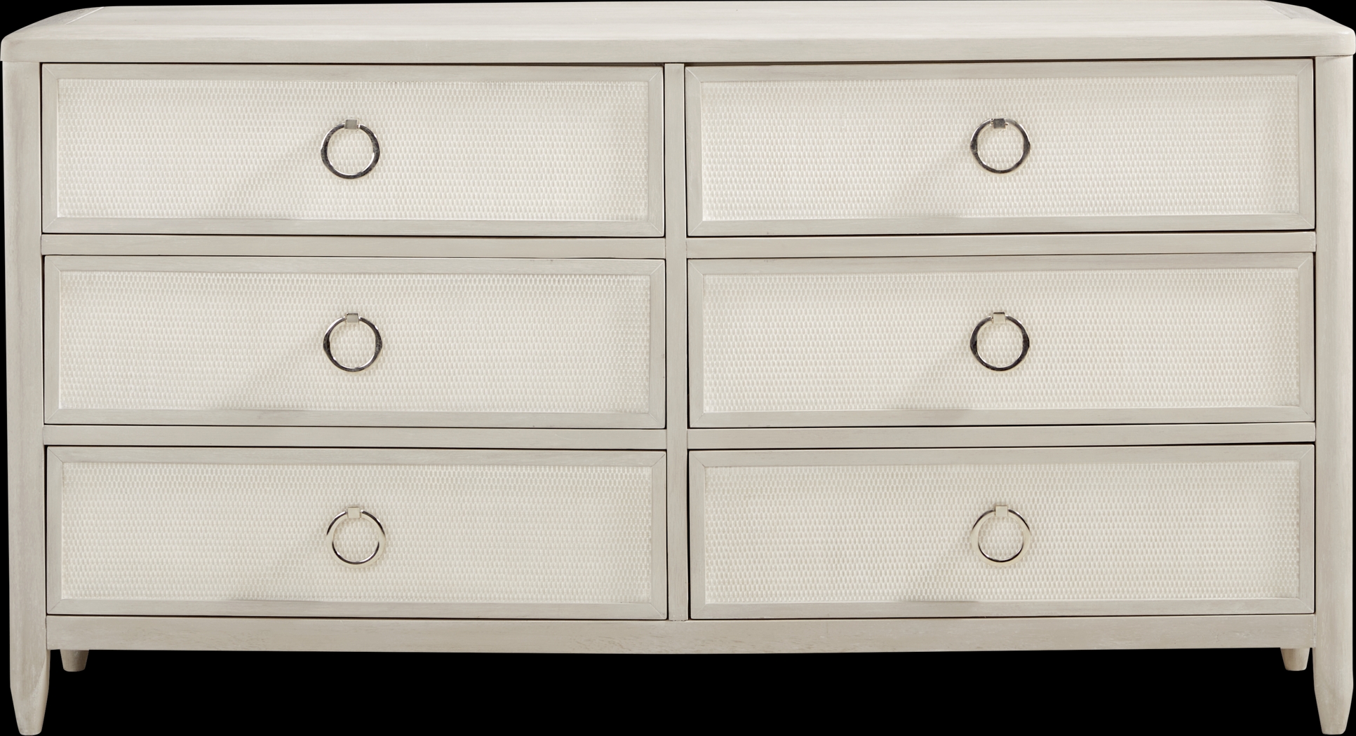 Maldive White 7 Pc King Panel Bedroom - Thumbnail - Image 5