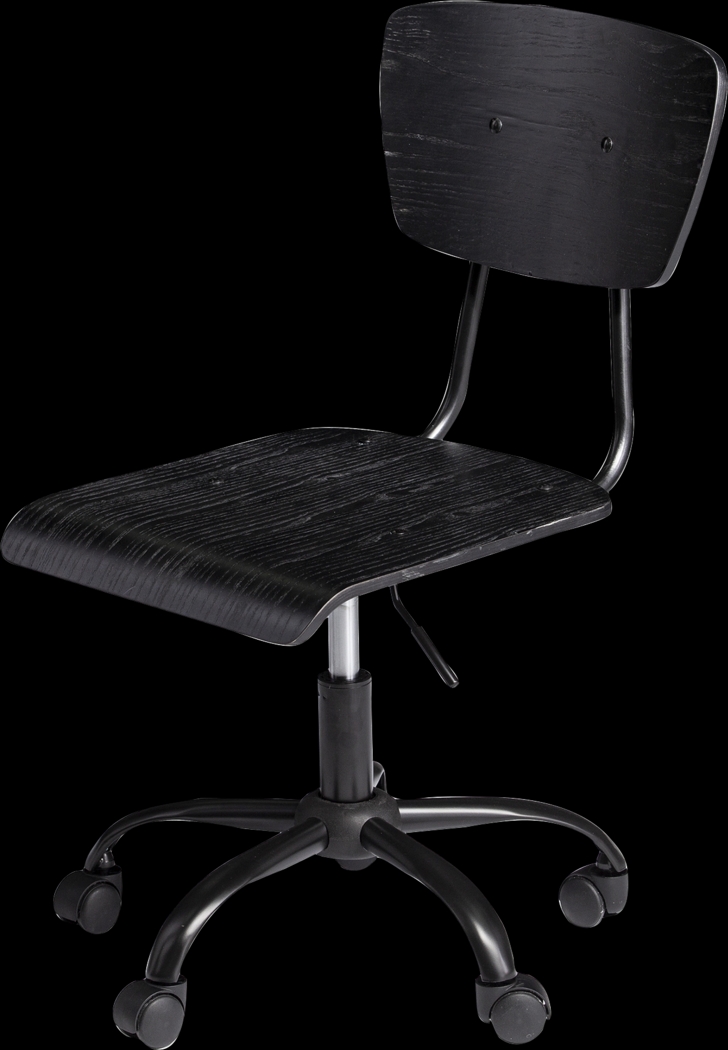 Malibar Black Office Chair - Thumbnail - Image 1