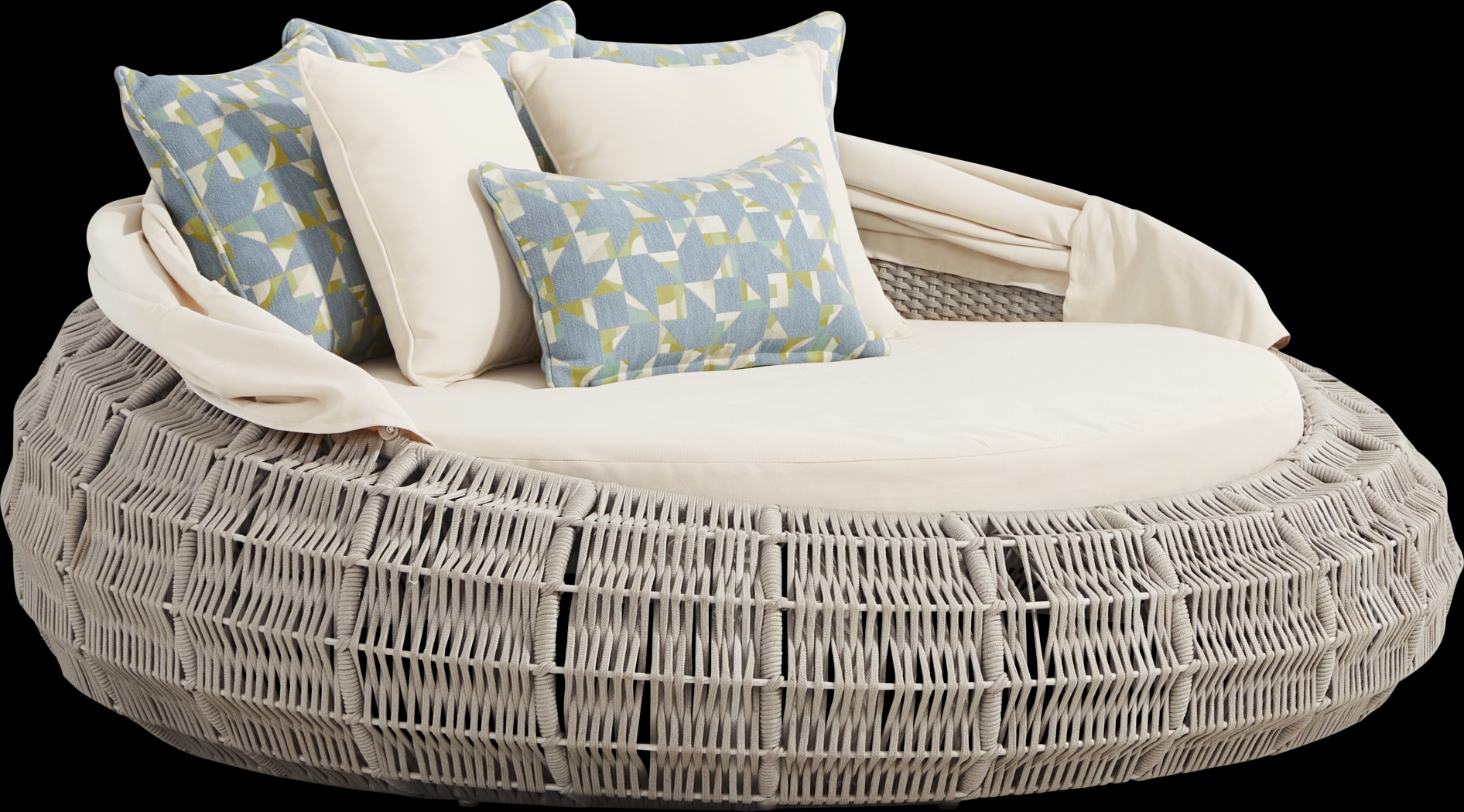Malibu Gray Outdoor Daybed - Thumbnail - Image 3