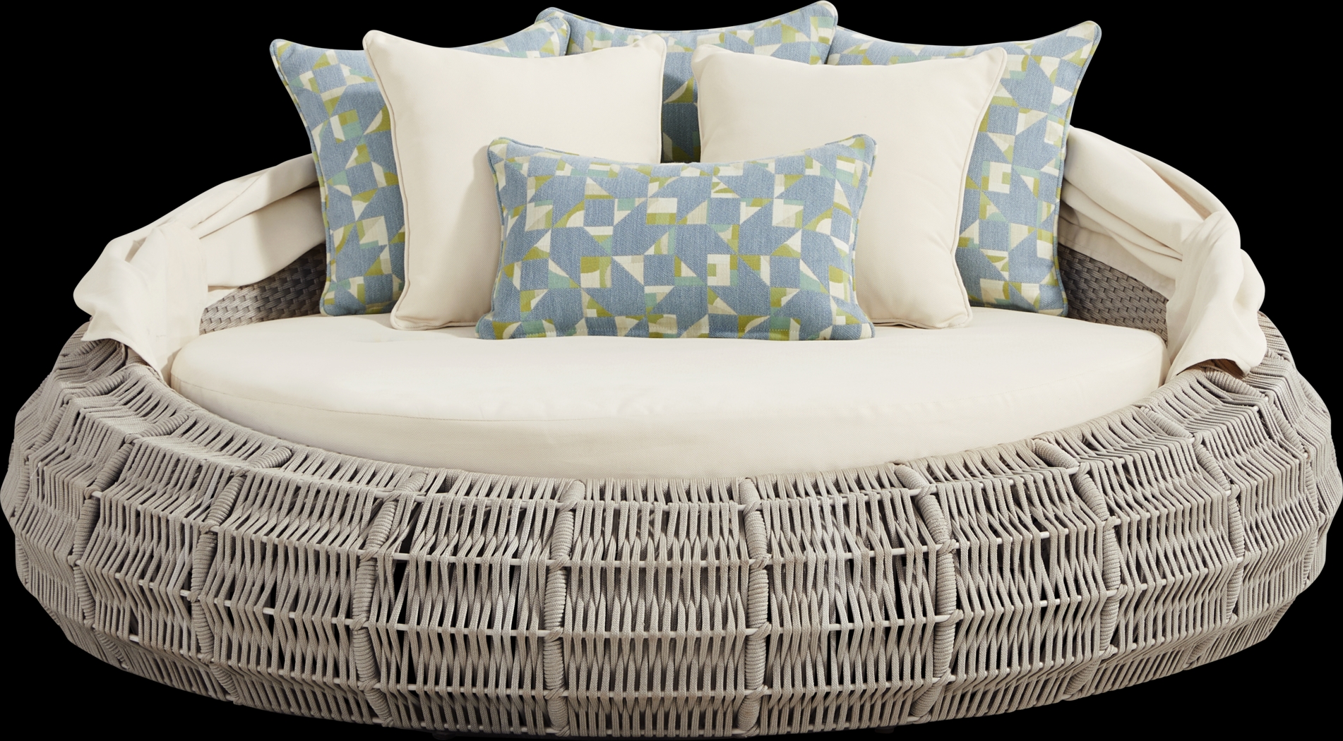 Malibu Gray Outdoor Daybed - Thumbnail - Image 4