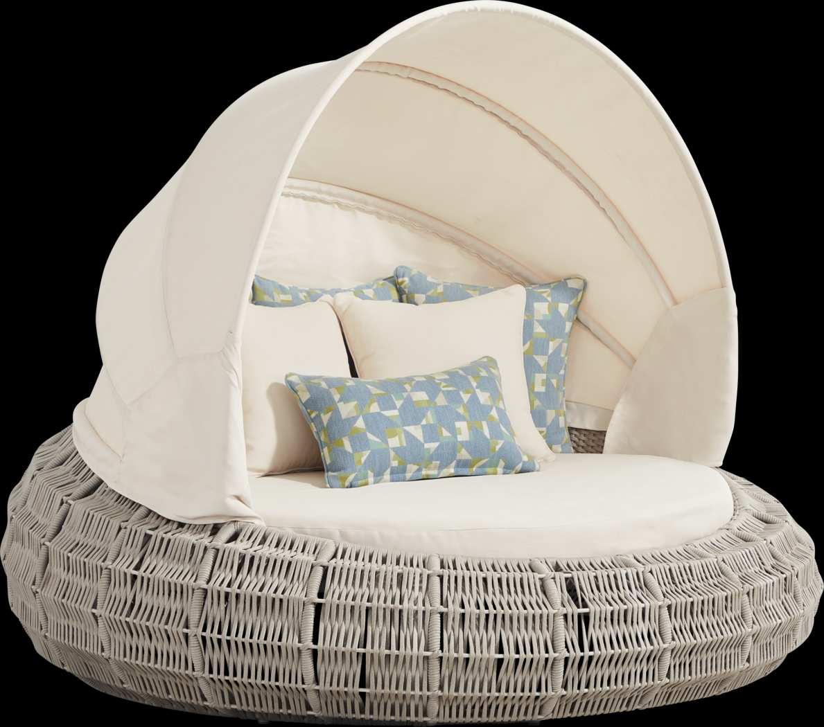 Malibu Gray Outdoor Daybed - Thumbnail - Image 1